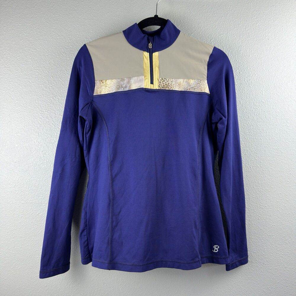 Sofibella Women’s 1/4 Zip L/S Quick Dry UPF Golf Tennis Pickleball Top Size L